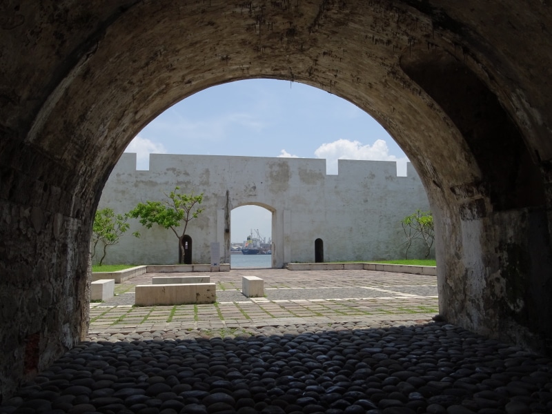 tourism, travel, springs, arch, headquarters, reefs, day, wall, nature, fortress, walls, outdoors, arc, port, Veracruz, invasion, stone wall, new spain