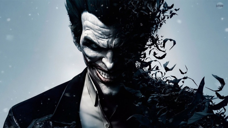 real people, front view, one person, art and craft, representation, sky, clear sky, human face, sculpture, statue, lifestyles, hairstyle, Joker, Batman: Arkham Origins
