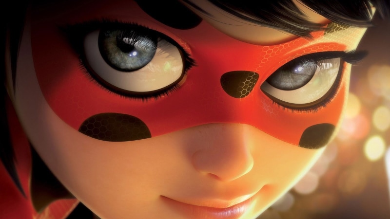 human eye, mask - disguise, portrait, mystery, Ladybug (Miraculous Ladybug), human face, human body part, Miraculous Ladybug, TV Show, one person, body part