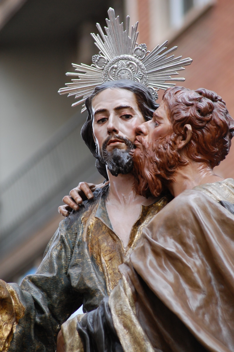 murcia processions, beard, easter, arrest, belief, angel, mid adult, calvary, king - royal person, costume, looking, crown, adult, one person, indoors