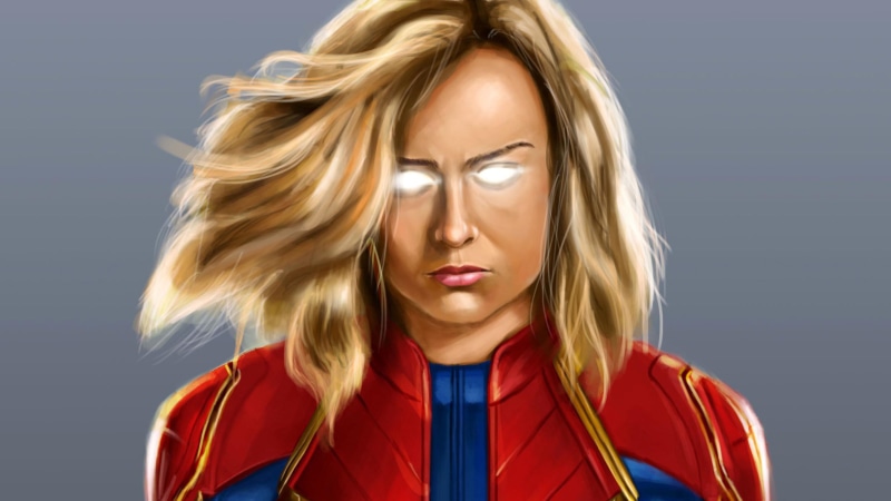 superheroes, hd, captain marvel, artist, 1080P, reddit, digital art, artwork