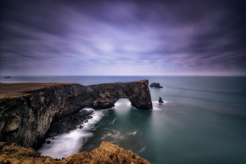 nature, beautiful  place, scenics, colors, cliff, wow, landscape, clouds, daytime, amanecer, ocean, iceland, rocks, 1080P, travel  photography, water