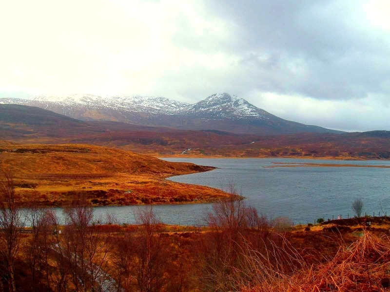 landscape, Flickr, nature, Kyle  Line, mountain, body, caledonia, Estrellas, day, Wester Ross, outdoors, lake, water, autumn, 720P, inverness scotland