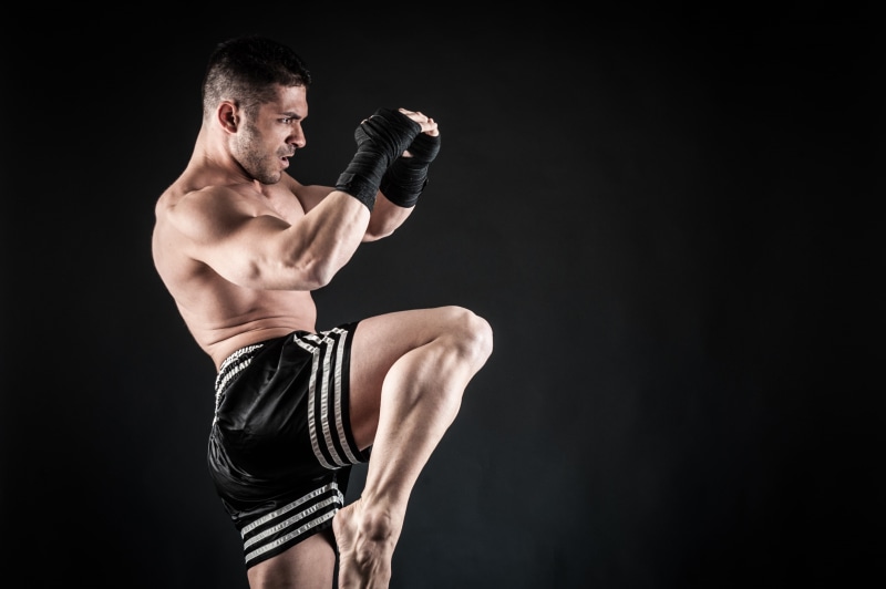 men, muscular build, adult, athlete, kickboxer, shorts, healthy lifestyle, sportsman, one person, cut out, vitality, exercising, 2K, strength, human body part