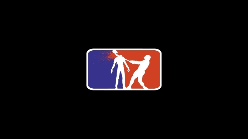 sport, dark humor, logo, baseball, 1080P, Dead Island, simple background