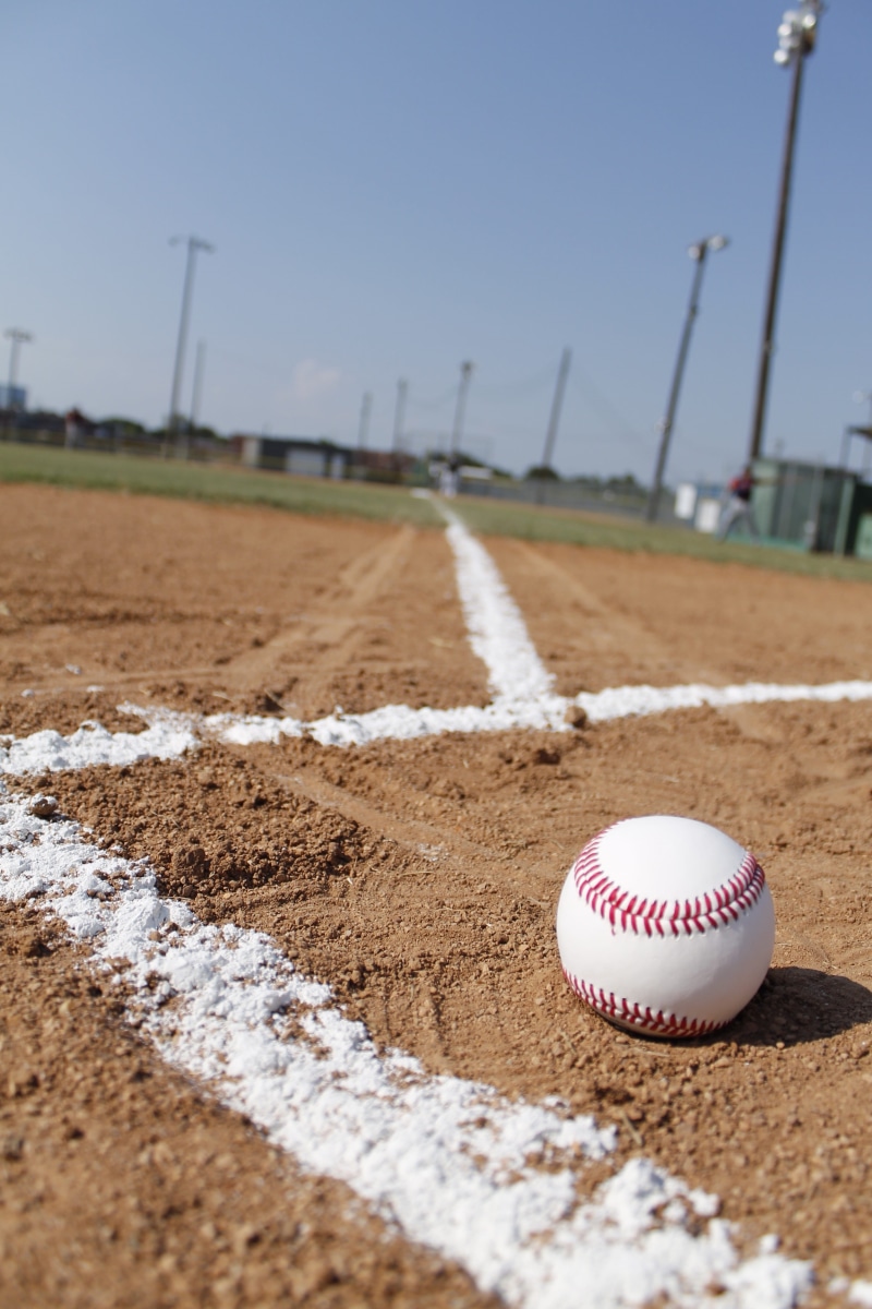 land, sand, brown, field, no people, sky, baseball - sport, day, 4K, gravel, game, ball, dirt, sports equipment, selective focus, sports, baseball, outdoors