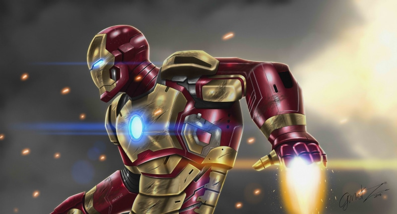 4k, superheroes, iron, artist, 10k, man, 8k, digital art, deviantart, 12k, hd, 5k, artwork, 8K