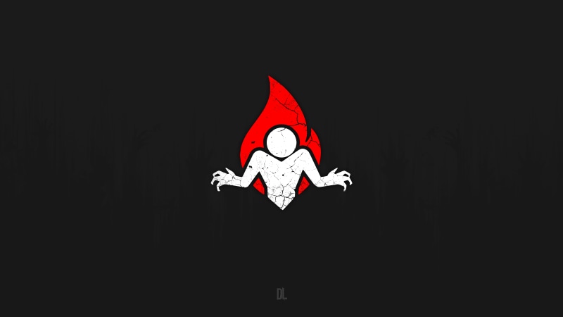 studio shot, dying light, white color, minimalism, cut out, red, 5k, no people, holiday, halloween, close-up, copy space, black background, games, art and craft