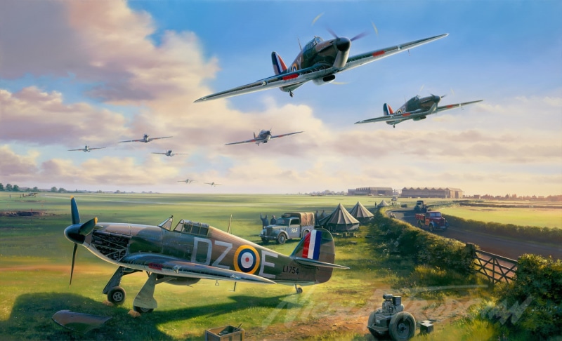 Royal Airforce, World War II, Battle Of Britain, 720P, Hawker, Hawker Hurricane, Military Aircraft