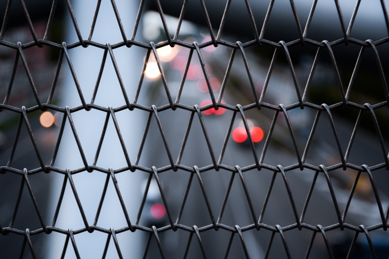 full frame, protection, chainlink Fence, no People, iron - Metal, metal, wire, lock, background, glare, barrier, security System, steel, outdoors, security