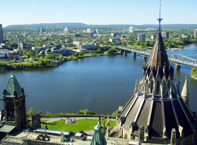 europe, day, architecture, high angle view, daytime, ottaoutais river, gray, built structure, bridge, cityscape, bridge - Man Made Structure, travel destinations