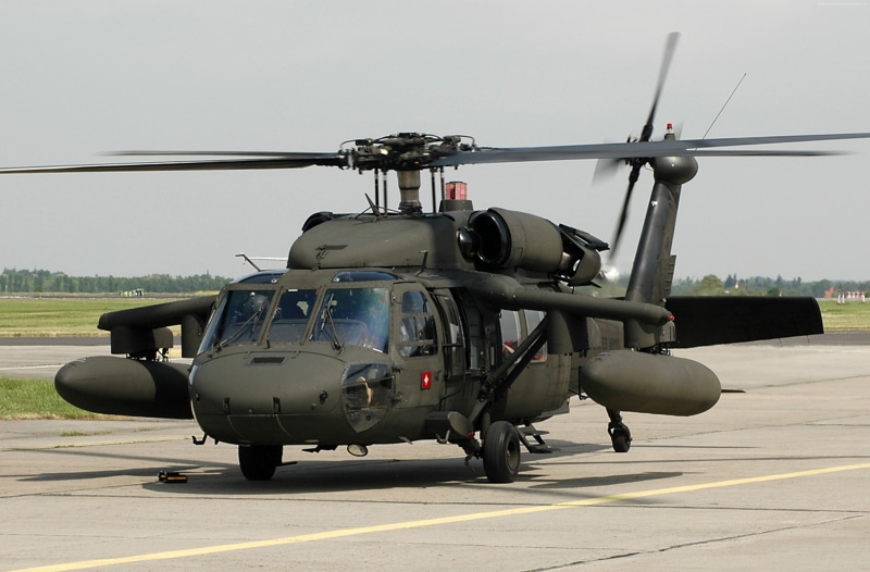U.S. Navy, Utility helicopter, U.S. Army, Black Hawk, 4K, Sikorsky, UH-60, runway