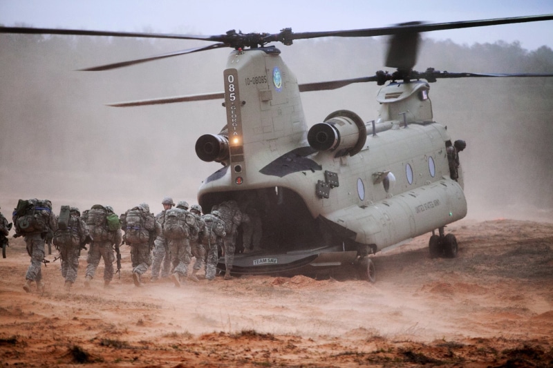 Boeing CH-47 Chinook, Military Helicopters, 1080P, Navy, Helicopter