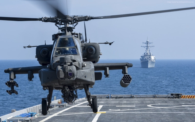 attack helicopter, Apache AH-64, US Army, U.S. Air Force, 720P