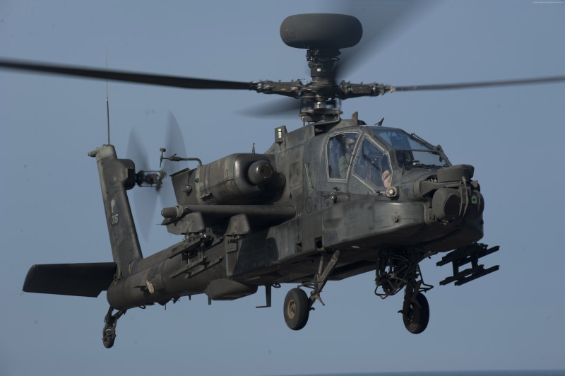4K, Apache AH-64, attack helicopter, US Army, U.S. Air Force