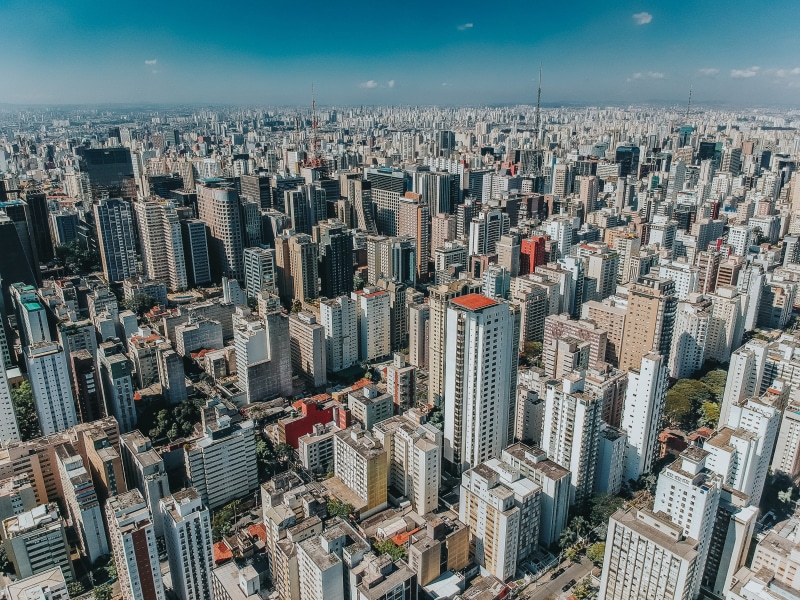 panoramic, aerial View, apartment, residential District, view, office Building, urban Scene, saopaulo, uSA, aerial, sky, downtown District, skyscraper