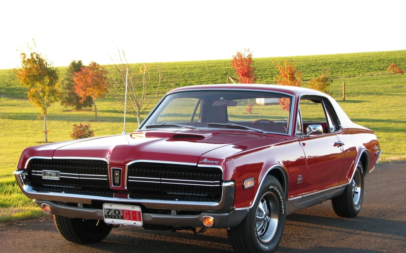 cougar, e, coupe, mercury, cars, 1080P, 1920x1200, red, classic, gt, mercury cougar