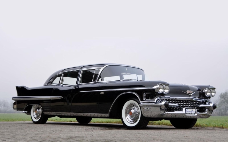 fleetwood, coupe, cars, 1920x1200, 1080P, black, vintage, cadillac fleetwood, cadillac