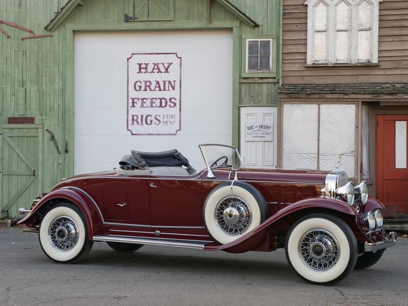 1080P, car, cars, antique, red, caddy, cadillac, roadster, classic