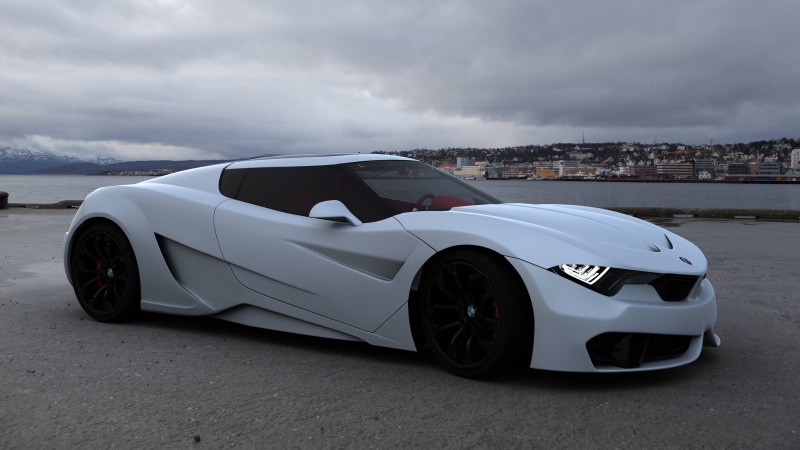 cloud - sky, land vehicle, wealth, concept cars, travel, mode of transportation, sea, 5K, white, racecar, motor vehicle, architecture, car, sports car