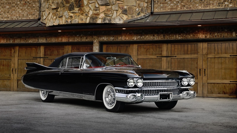 cadillac, classic car, 1080P, 1959, cadillac eldorado, oldtimer, vintage car, black car