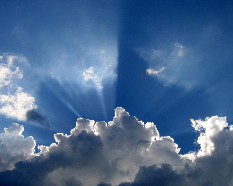 cloudscape, summer, weather, explore, white, fluffy, creative_commons, 720P, blue, pics, air, sky, day, outdoors, clouds, rays, cloud - Sky, nimbus, photo
