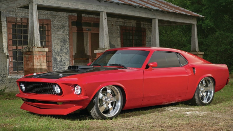 Mustang, coupe, Red, 1969, Muscle Car, Ford, boss 429, 1080P