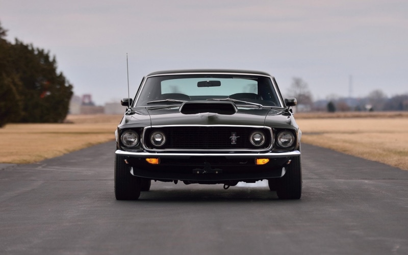 ford, mustang, fastback, 1969, black, jade, boss, 429, 720P, cars
