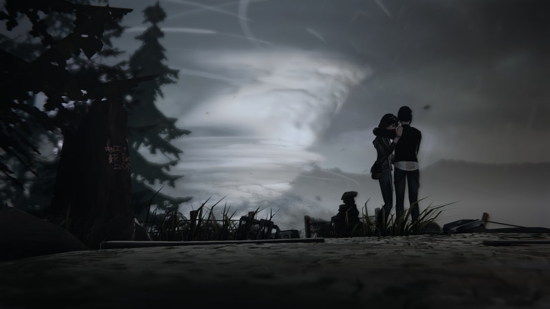 people, cloud - sky, 1080P, scenics - nature, lifestyles, adult, land, group of people, men, Life Is Strange, silhouette, plant, women, real people, water
