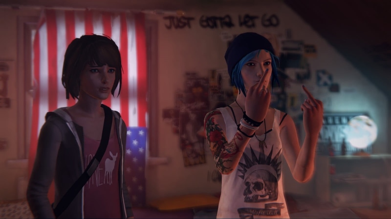 Chloe Price, Life Is Strange, young women, waist up, one person, contemplation, 720P, young adult, real people, Price House, young men, indoors, front view