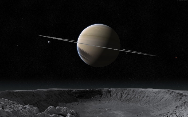 space, 4K, Exoplanet, Planet, stars