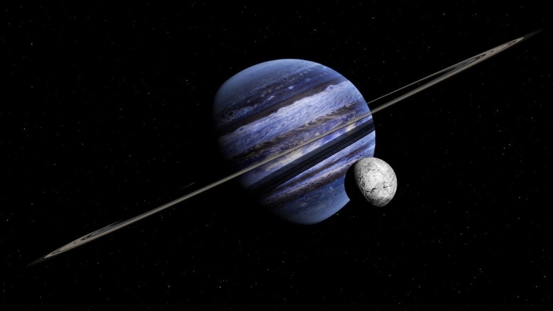 table, astronomy, two objects, its, space, moon, no people, and, studio shot, shiny, high angle view, close-up, exoplanet, nature, cut out, black background