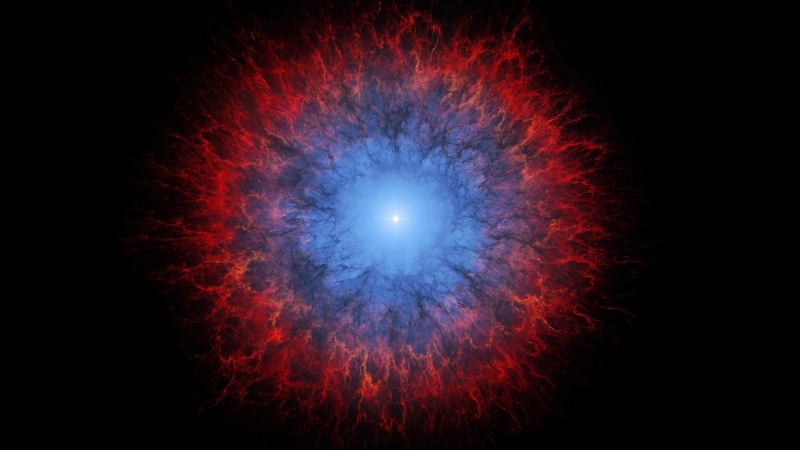 circle, space, planetary nebula, phenomenon, atmosphere, nebula, glow, 4K, outer space, astronomical object, sky, cosmos, darkness, universe