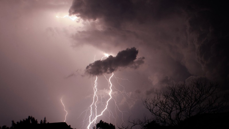 dramatic sky, beauty in nature, 1080P, pollution, silhouette, meteorology, no people, power in nature, sign, 500px, environment, lightning, outdoors, power