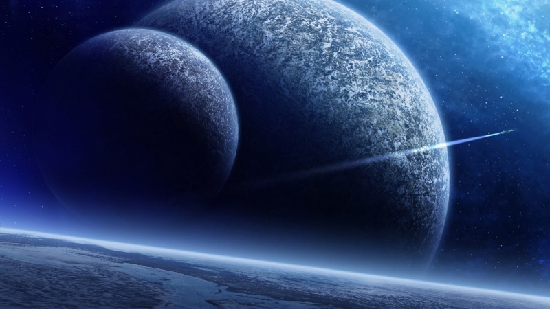 satellite view, beauty in nature, meteorology, night, moon surface, 1080P, dark blue, fantasy art, space art, scenics - nature, no people, science, planet earth