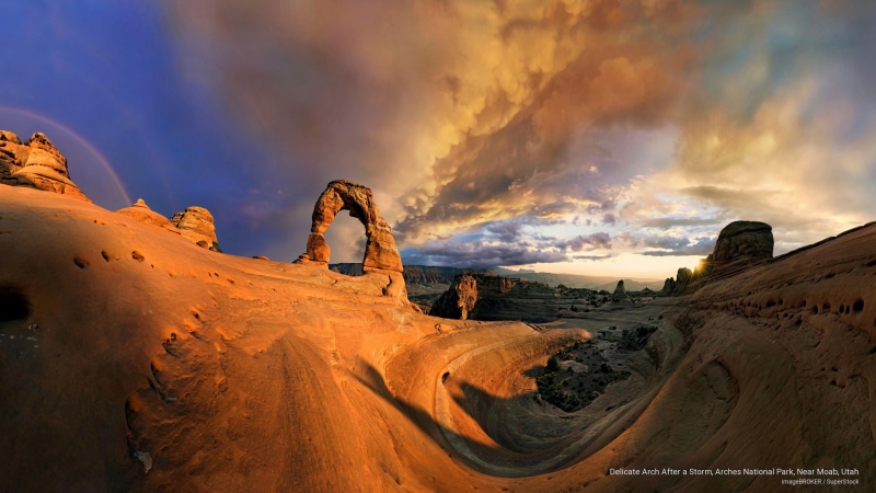 park, national, near, arches, arch, storm, moab, 2K, National Parks, delicate, utah