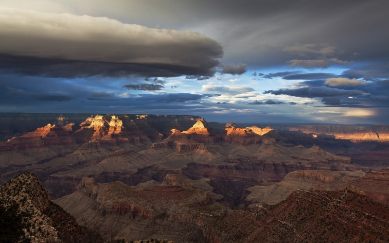 nature, clouds, climate, sandstone, 1080P, grand, travel destinations, no people, canyon, rock - object, mountains, beauty in nature, arid climate, non-urban scene