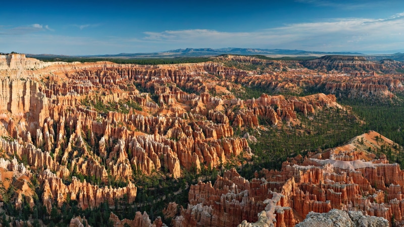 eroded, environment, no people, formation, Bryce Canyon National Park, solid, canyon, 1080P, tranquil scene, rock - object, rock formation, arid climate
