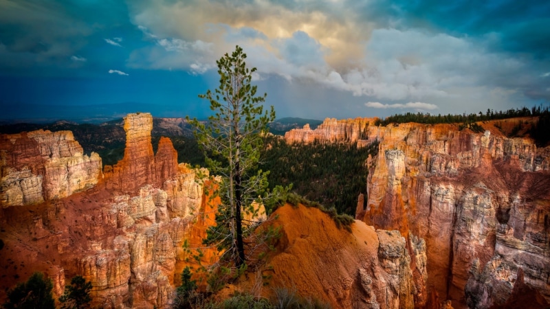 1080P, Bryce Canyon National Park, landscape, Utah