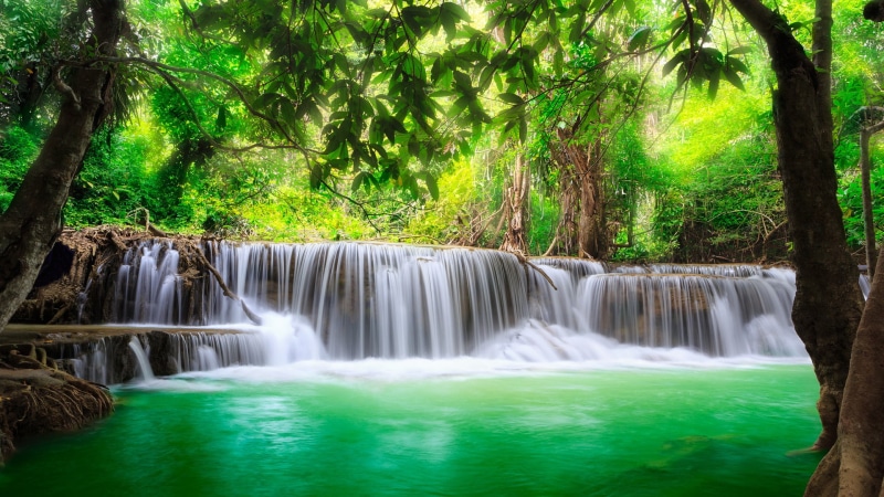 outdoor, ecology, wild, stream, park, rocks, motion, forest, mountain, waterfalls, 1080P, creek, peaceful, falling, cascade, stone, fall, rock, water