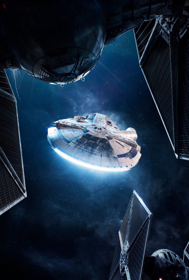 4K, 4K, Spaceship, Millennium Falcon, Solo: A Star Wars Story