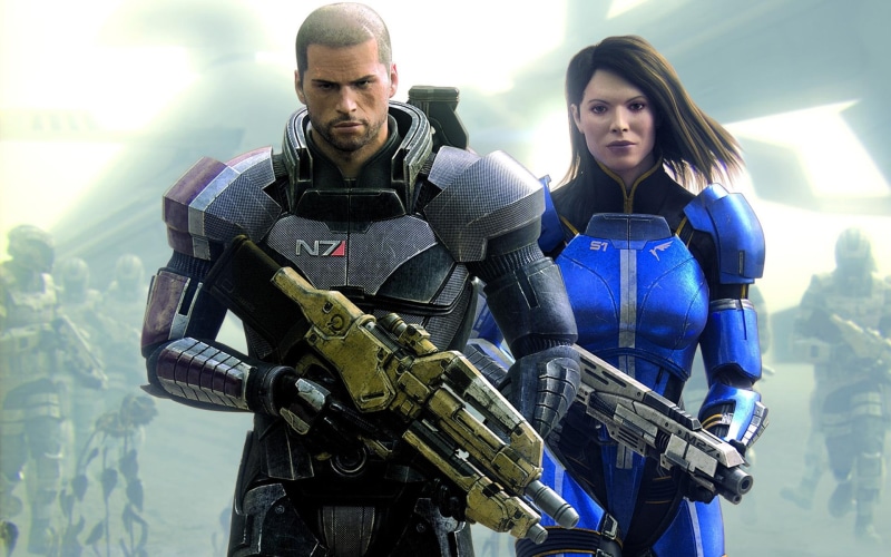 poster, mass, effect, reapers, guns, other, girls, game, mass effect, mass effect 3, games, 1080P, abstract, video