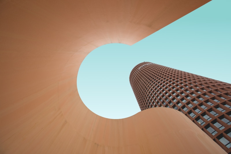 clear sky, 5K, modern, architecture, building
