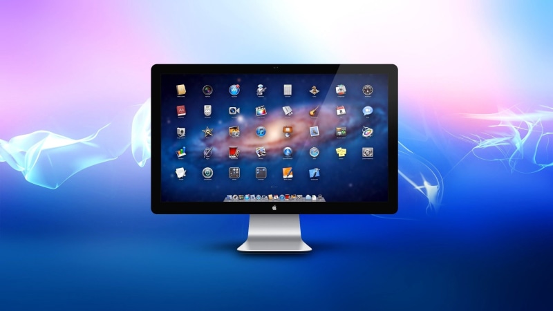 information medium, mac, data, motion, pC, screen, electrical equipment, 2K, digital display, colored background, flat screen, device screen, blue, connection