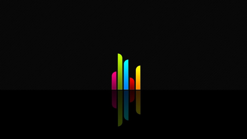 close-up, still life, multicolored, audio spectrum, magenta, 1080P, no people, blue, red, neon colored, writing instrument, yellow, pink color, waveforms