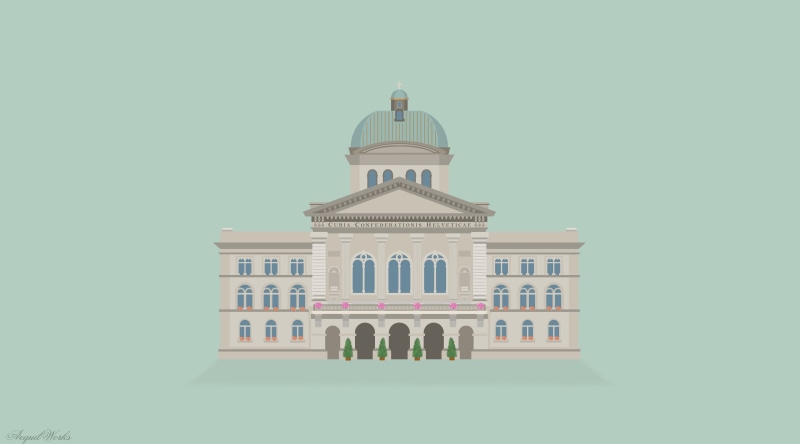 art, architecture, architectural column, 4K, government, bundeshaus, built structure, copy space, tourism, history, green color, Aero, building exterior