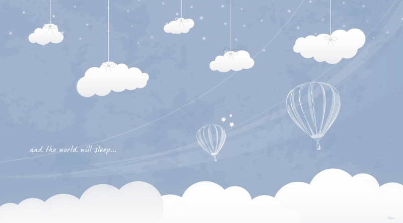 air, dreamy, illuminated, world, blue sky, Aero, 4K, hot air balloon, will, night, Vector Art, fragility, balloons, outdoors, no people, white color