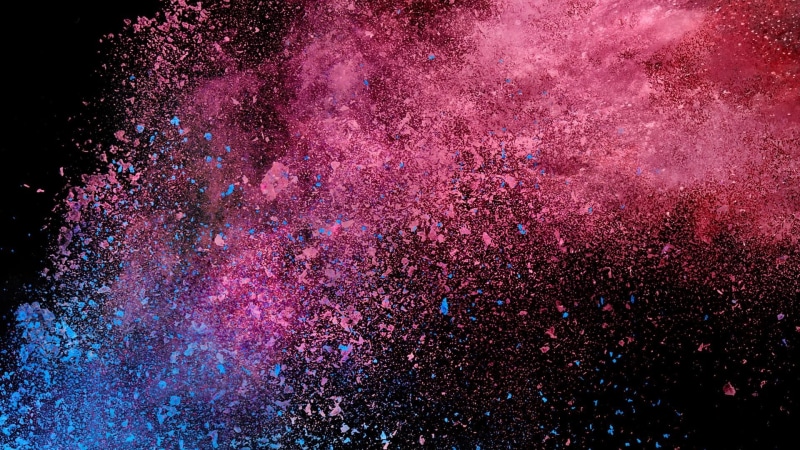 1080P, darkness, pink, explosion