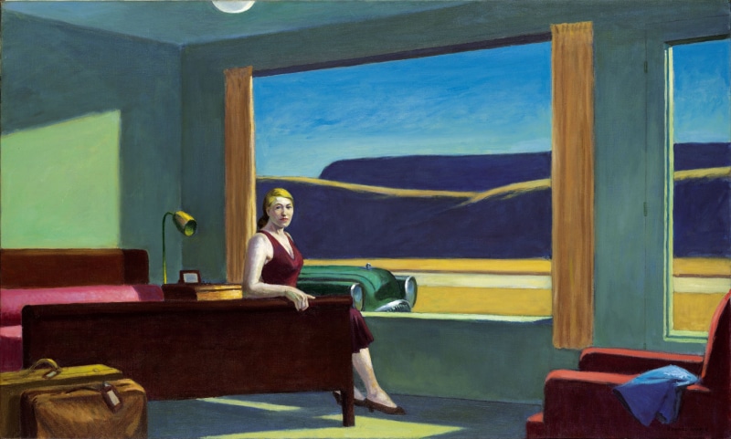 1957, 2K, Edward Hopper, Western Motel