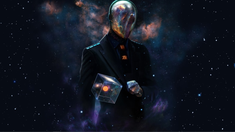 digital art, space, cube, science fiction, 1080P, Last Man Standing: Killbook of a Bounty Hunter, space art